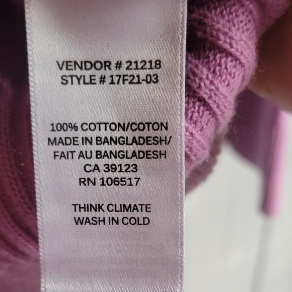 Northern Reflection 100% Cotton Ribbed V-neck - Picture 5 of 5